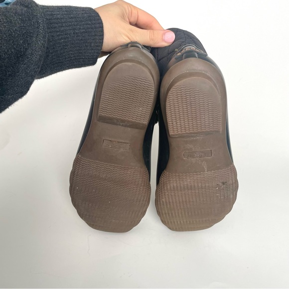 SPERRY Black Quilted Duck Boot Womens Size 6 - Picture 9 of 9